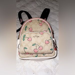 Coach mini backpack